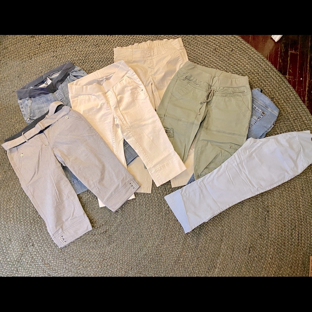 Lot of Maternity Capris